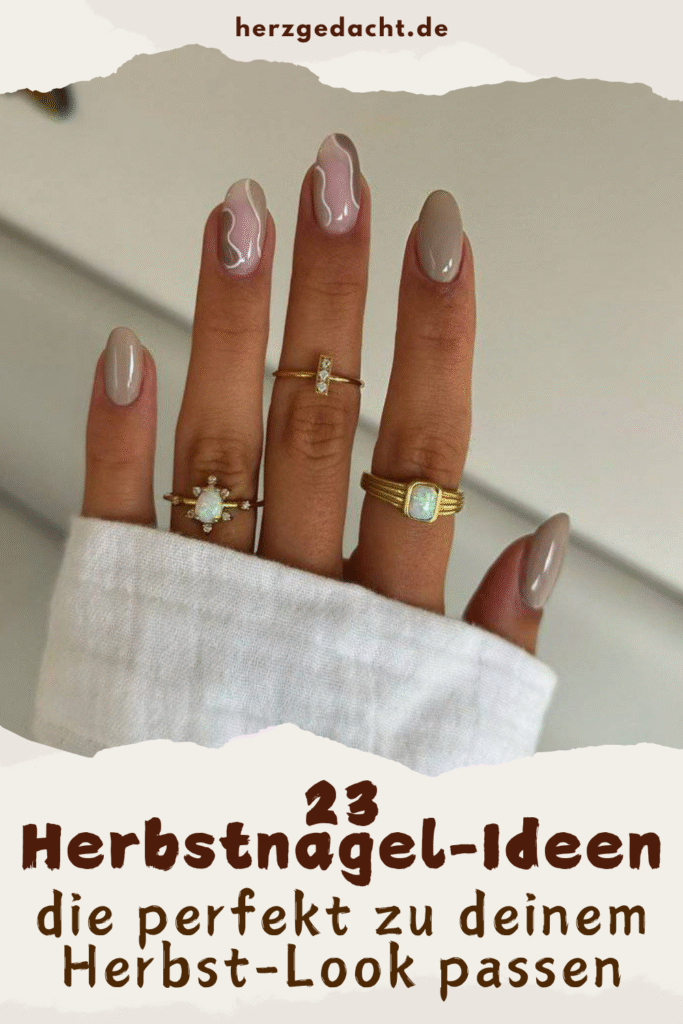 30 Herbstnagel-Ideen, die perfekt zu deinem Herbst-Look passen