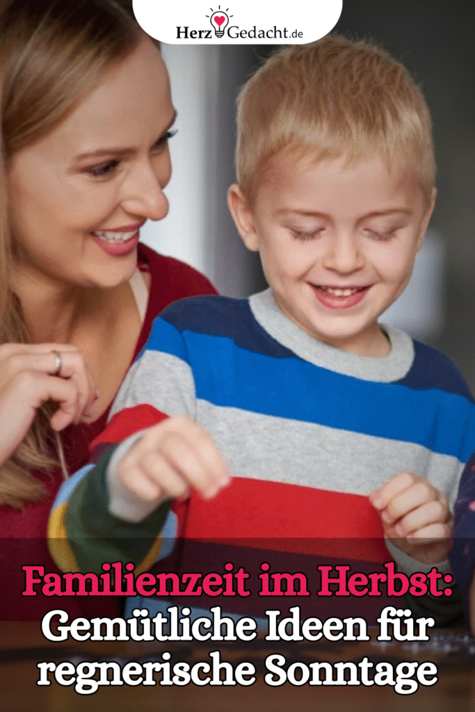 Familienzeit im Herbst: Gemütliche Ideen für regnerische Sonntage